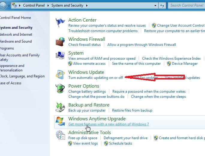 Cara Mematikan Update Windows 7