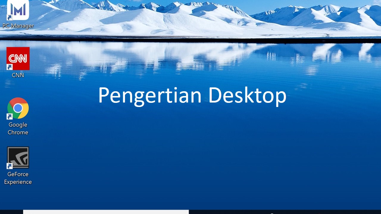 pengertian desktop